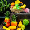 食品サンプル フェイクフルーツ 重量感 リアルな 果物 オブジェ 店舗装飾 ショーウィンドウ装飾 インテリア雑貨 撮影用小物 シャカトウ スターフルーツ りんご 梨 マンゴー みかん 桃 バナナ