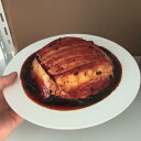 食品サンプル フェイクフード 豚角煮 中華料理 飲食店 レストラン ショーケース ディスプレイ 撮影小道具 プロップ リアルサイズ 樹脂製 皿付き キッチン装飾...