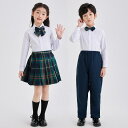 校服 キッズ 小学生 幼稚園児 男の子 女の子 ブリティッシュスタイル 制服 セットアップ 白シャツ ベスト チェック柄スカート パンツ フォーマルスーツ 入学式 卒業式 発表会 記念撮影 春夏