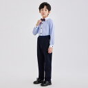 制服 男の子 女の子 キッズ 小学生 春夏 ストライプ シャツ ブラウス 長ズボン スカート セットアップ 発表会 卒業式 入学式 記念撮影 クラス服 スクールテイスト ポリエステル 柔らかい