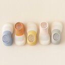 歩行練習靴 ベビー キッズ マルチカラー メッシュ ソックス スリッポン 通気性 やわらかソール 滑り止め 室内履き 綿混 春夏秋