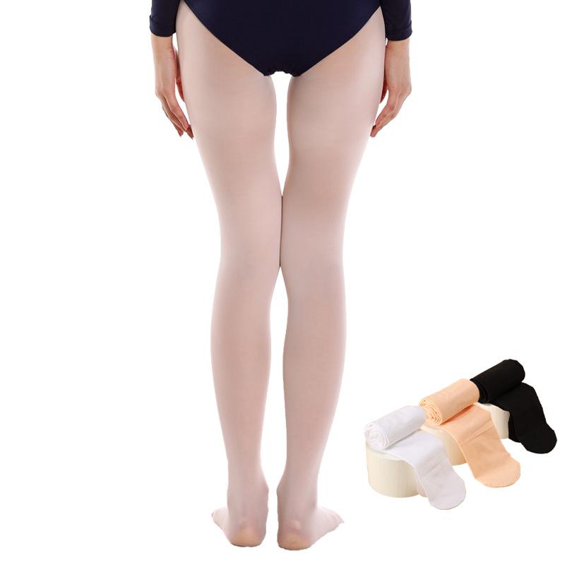 キッズタイツ 女の子 ダンス バレエ ラテンダンス 練習 レッスン 薄手 スキンピンク 無地 ナイロン ベルベット 吸汗速乾 通気性 発表会向け