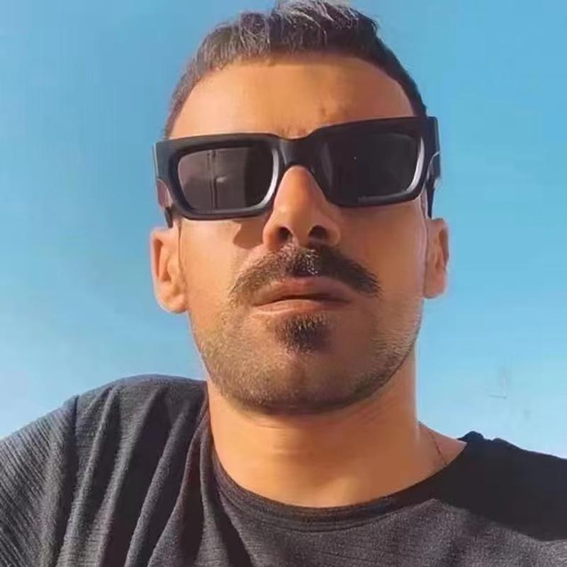 サングラス メンズ レディース スモールフレーム スクエア型 スチームパンク 個性的 欧米風 UV400カット 紫外線対策 PCレンズ フルリム アウトドア レジャー サイクリング ドライブ ファッション 夏