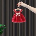 ワンピース 女の子 ベビー プリンセスドレス 春夏 韓国風 綿 柔らかな肌触り ノースリーブ レース フリル かわいい おしゃれ カジュアル お出かけ レッド 赤 キャラクター柄