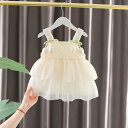 ドレス 女の子 ベビー 女児 1歳 誕生日 バースデー フォーマル セレモニー お呼ばれ プリンセス チュール 綿 コットン かわいい スイート 夏用 Aライン