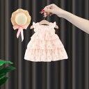 ワンピース 女の子 ベビー キッズ 夏 韓国風 かわいい おしゃれ ノースリーブ プリンセスドレス ティアードシフォン フォーマル 結婚式 発表会 誕生日 パーティー 綿 コットン