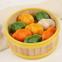 キーホルダー 餃子 食品サンプル フェイクフード PVC製 カラフル ミニチュア リアル 立体 かわいい 面白い 記念品 プレゼント ギフト 雑貨 グッズ(x2)