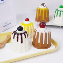 食品サンプル ゼリーケーキ カヌレ PU フェイクスイーツ 模型 リアル 撮影小物 アフタヌーンティー ディスプレイ 飾り(x5)