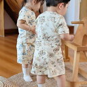 パジャマ キッズ 女の子 ベビー ナイトウェア ルームウェア 上下セット 綿100% 薄手 吸湿速乾 柔らかい 肌触り カジュアル 動物柄 キャラクター柄 花柄 夏