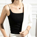 キャミソール レディース モダール 再生繊維 細ストラップ スリムフィット タイト ショート丈 伸縮性 吸湿速乾 インナー 重ね着 部屋着 普段使い 無地 春夏...