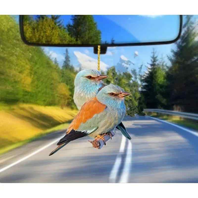 カーアクセサリー アクリル製 平面 車内装飾 クリスマスツリーオーナメント 室内 リビング 玄関 吊り下..