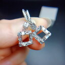 ピアス 耳飾り レディース S925シルバー 空枠 スクエア 6mm プラチナメッキ ローズゴールドメッキ 2色展開 ジュエリー作成用 ハンドメイド DIY ストーンセッティング 上品 エレガント フェミニン