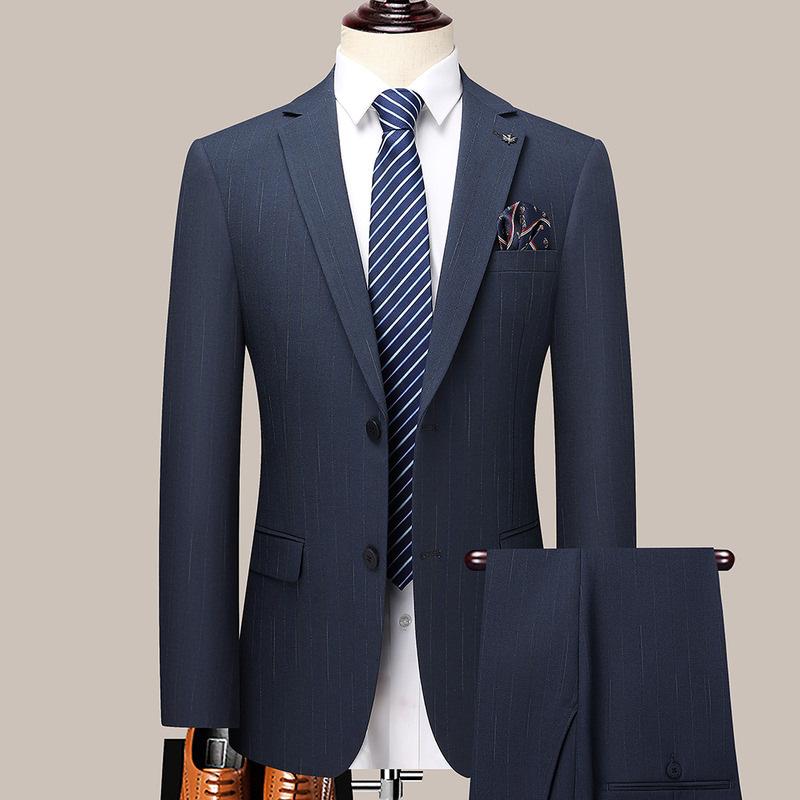 スーツ メンズ セットアップ 1つボタン ネイビー フォーマル ビジネス カジュアル 結婚式 パーティー 発表会 通勤 オフィス アセテート混紡 ノッチドラペル 春秋