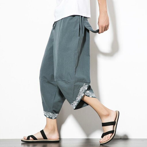 パンツ メンズ 男性用 クロップドパンツ 七分丈 サルエルパンツ ハーレムパンツ 綿麻 コットンリネン ゆったり ルーズ ワイド 中華風 エスニック レトロ カジュアル 大きいサイズ 薄手 無地 ドローコード 春夏 夏服 パンツ メンズ 男性用 クロップドパンツ 七分丈 サルエルパンツ ハーレムパンツ 綿麻 コットンリネン ゆったり ルーズ ワイド 中華風 エスニック レトロ カジュアル 大きいサイズ 薄手 無地 ドローコード 春夏 夏服