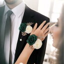 コサージュ リストブーケ ウェディングアクセサリー 結婚式 新婦 披露宴 ブライズメイド お呼ばれ パーティー 高級感 エレガント 上品 フラワーモチーフ ポリエステル ブローチ リストレット