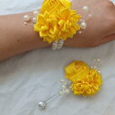 コサージュ ブローチ ユニセックス 男女兼用 エレガント 上品 プラスチック 無地 マルチカラー ピンク イエロー アクアブルー ナチュラル カジュアル フォーマル ファッション小物(x2)