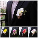 コサージュ ウェディングブーケ ブートニア リストブーケ カラーリリー 造花 結婚式 前撮り フォトウェディング 記念撮影 新婦 新郎 ブライズメイド グルームズマン 高級感 ヨーロピアン ホワイト ピンク パープル イエロー レッド