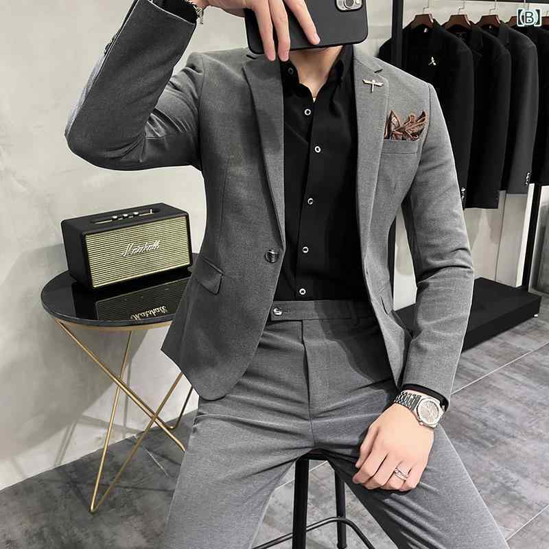 スーツ メンズ セットアップ 2点セット スリムフィット 大きいサイズ ビッグサイズ ビジネス フォーマル 礼服 宴会 結婚式 冠婚葬祭 アイロン不要 しわになりにくい ポリエステル 無地