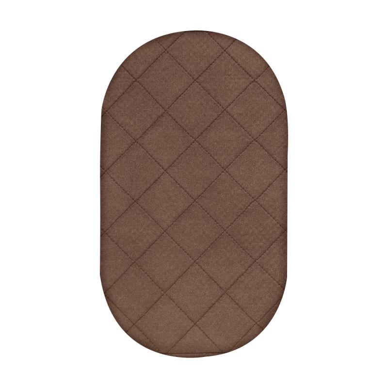 新生児 ゆりかご用 ベビーベッド マットレスカバー 防水シート 綿100% コットン素材 おねしょ対策 吸湿性 通気性 キャメル ネイビー グレー(4)