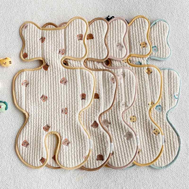 ベビーカーシート ベビー 赤ちゃん 乳児 綿100% コットン 吸汗 通気性 薄手 ひんやり 接触冷感 刺繍 オ..