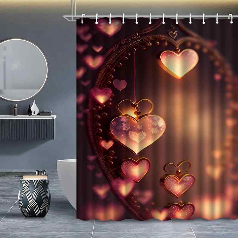 シャワーカーテン バスルーム 浴室 間仕切り 目隠し おしゃれなデザイン柄 個性的 防水 ポリエステル製 穴開け不要 突っ張り棒対応 簡単設置 工事不要 賃貸OK モダン シンプル