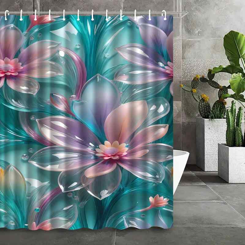 シャワーカーテン バスカーテン 浴室 ポリエステル製 防水 防カビ 撥水加工 目隠し シンプル おしゃれ モダン 多サイズ 豊富なカラー