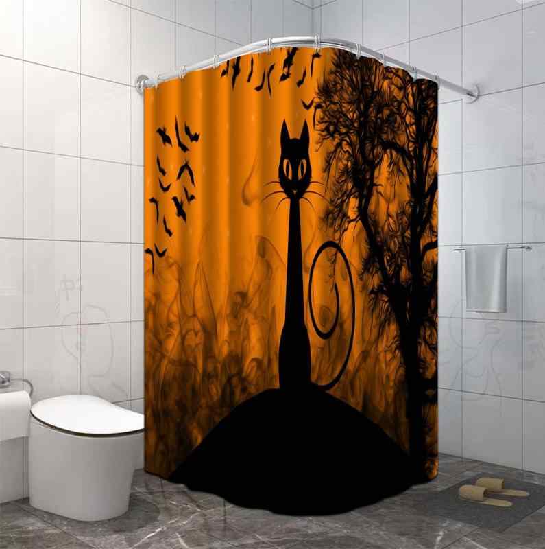 シャワーカーテン バスカーテン ポリエステル 撥水加工 浴室用 バスルーム 間仕切り 目隠し お風呂 ユニットバス シンプルデザイン 無地 防カビ 速乾 軽量