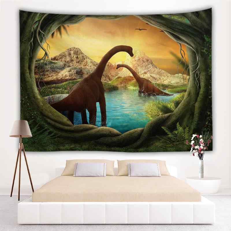 タペストリー 猫柄 壁掛け 装飾布 おしゃれ リビング 寝室 子供部屋 模様替え インテリア雑貨 ポリエス..