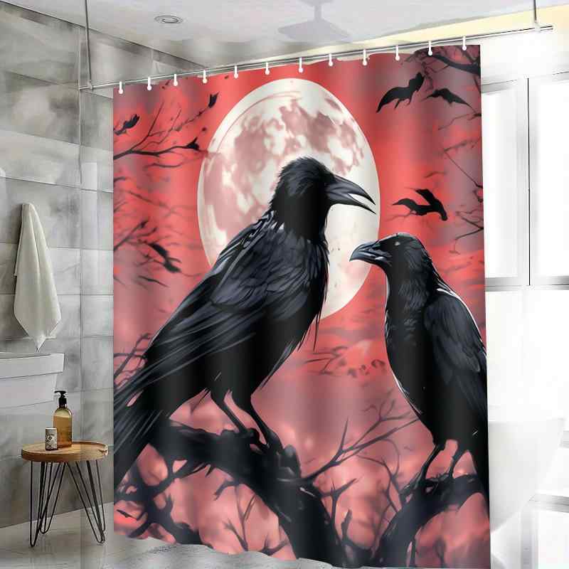 シャワーカーテン バスカーテン 3Dデジタルプリント ポリエステル製 防水 防カビ 撥水加工 浴室 バスルーム お風呂 目隠し モダン シンプル デザイン 穴あけ不要