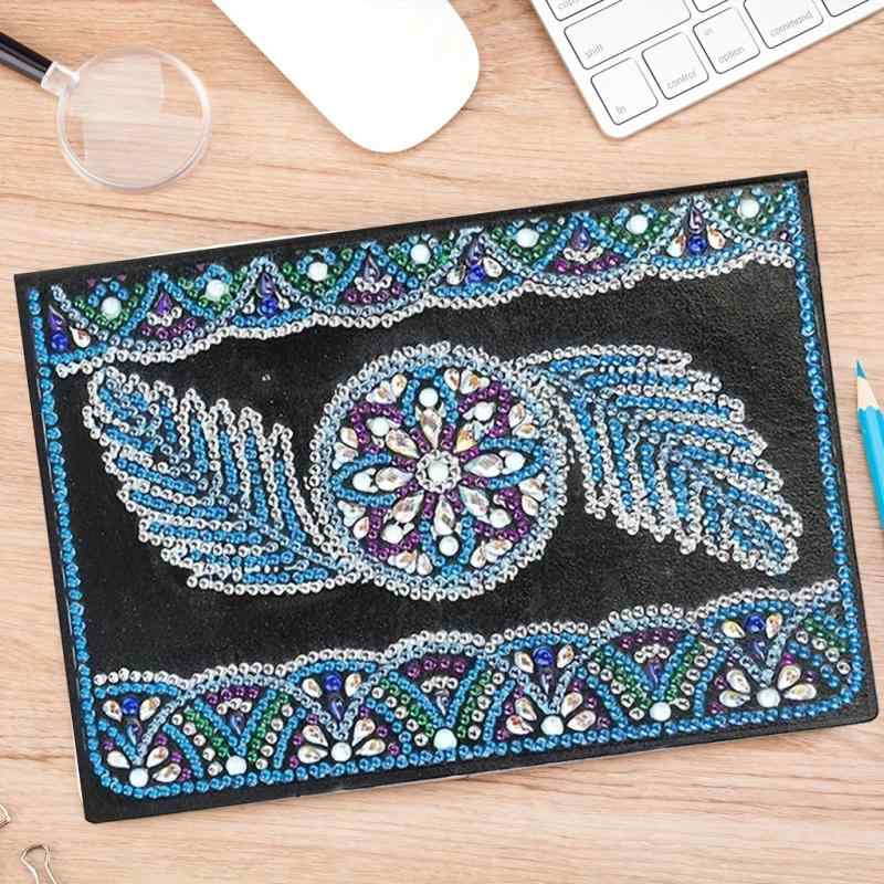 ノートブック ダイヤモンドアート 5D ドット ラインストーン 異形 ステッカー DIY ハンドメイド 手作り..