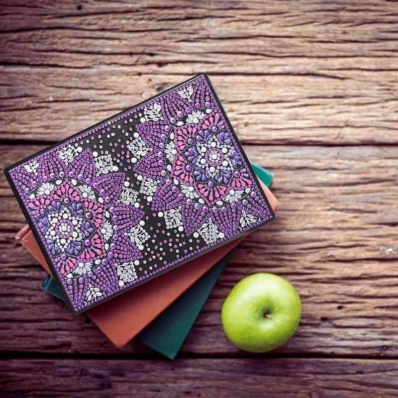 ノート DIY 5D ダイヤモンドアート バタフライ柄 変形デザイン ラインストーン 手帳 ハンドメイド クラ..