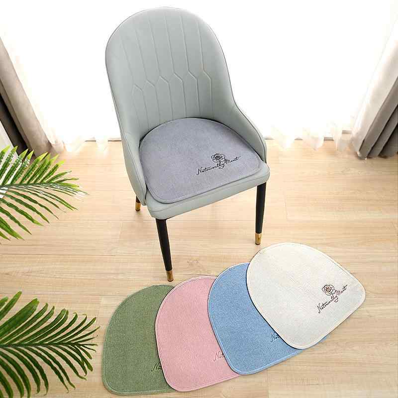 椅子クッション ホースシュー型 馬蹄型 ダイニングチェア用 北欧スタイル 高級感 おしゃれ 滑り止め 耐..