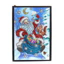 ノート ダイヤモンドアート クロスステッチ 手作りキット クリスマス サンタクロース柄 DIY 装飾画 ギフト プレゼント 趣味