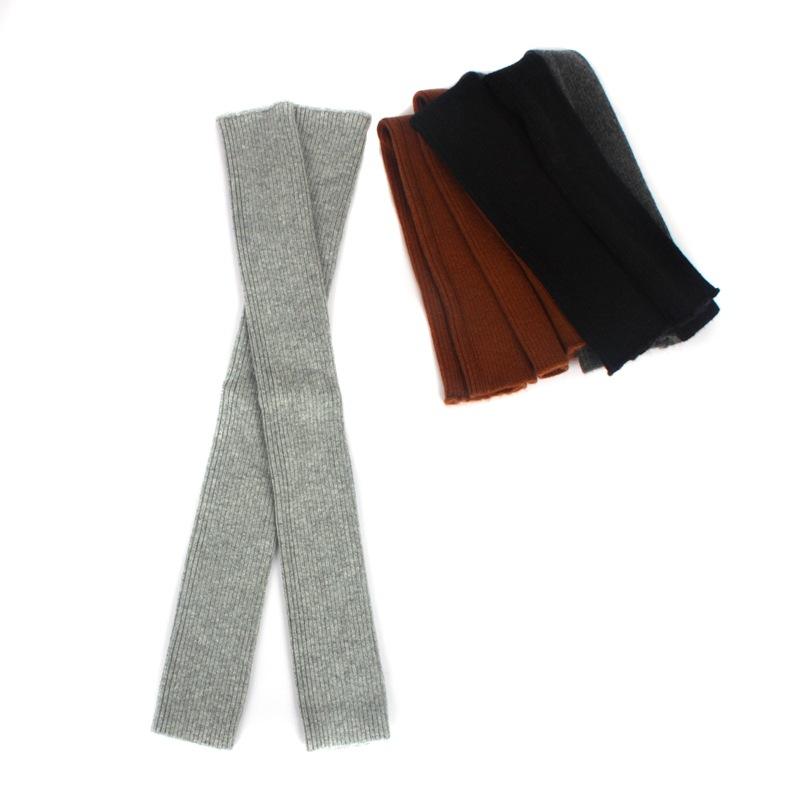アームウォーマー アームカバー 男女兼用 ユニセックス 純カシミヤ ニット 厚手 保温 あったか 秋冬 産後 マタニティ 冷え対策 無地 ルームウェア
