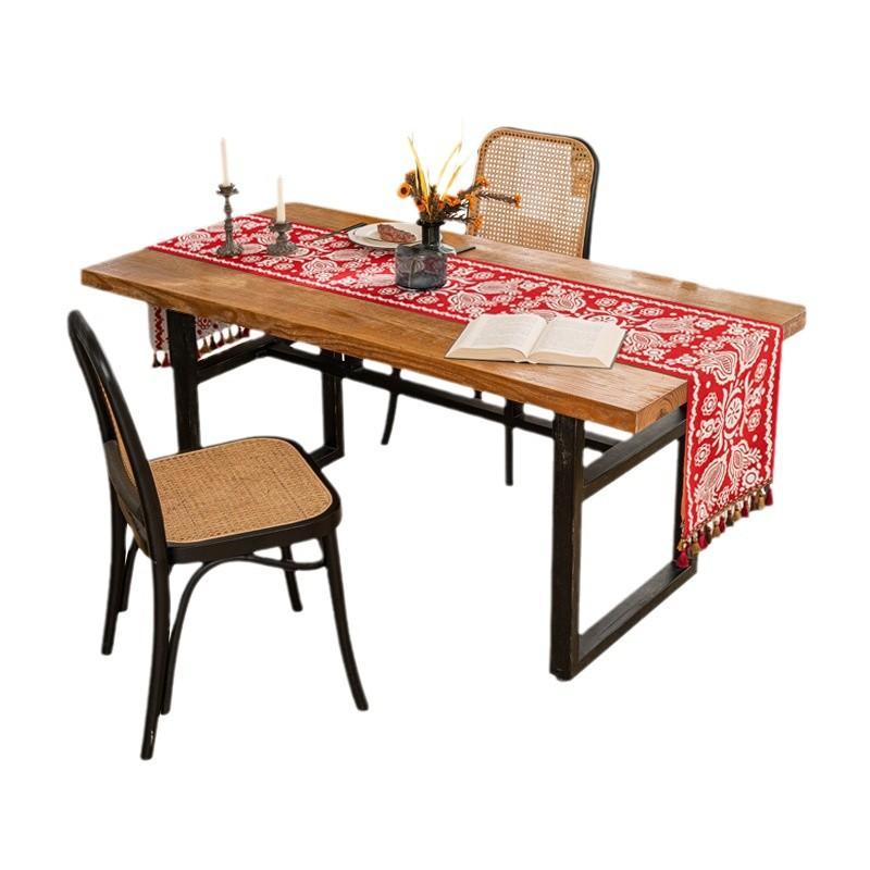 テーブルランナー 新年 お正月 福文字 赤 レッド 中国風 モダン中華風 イベント 祝日 パーティー 飾り ..