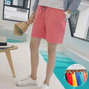 メンズ ショートパンツ ハーフパンツ 半ズボン ポリエステル 薄手 軽量 ストレッチ 速乾 ストレートシルエット カジュアル 普段使い リラックスウェア スポーツウェア 夏 ビーチ リゾート カラフル(x2)