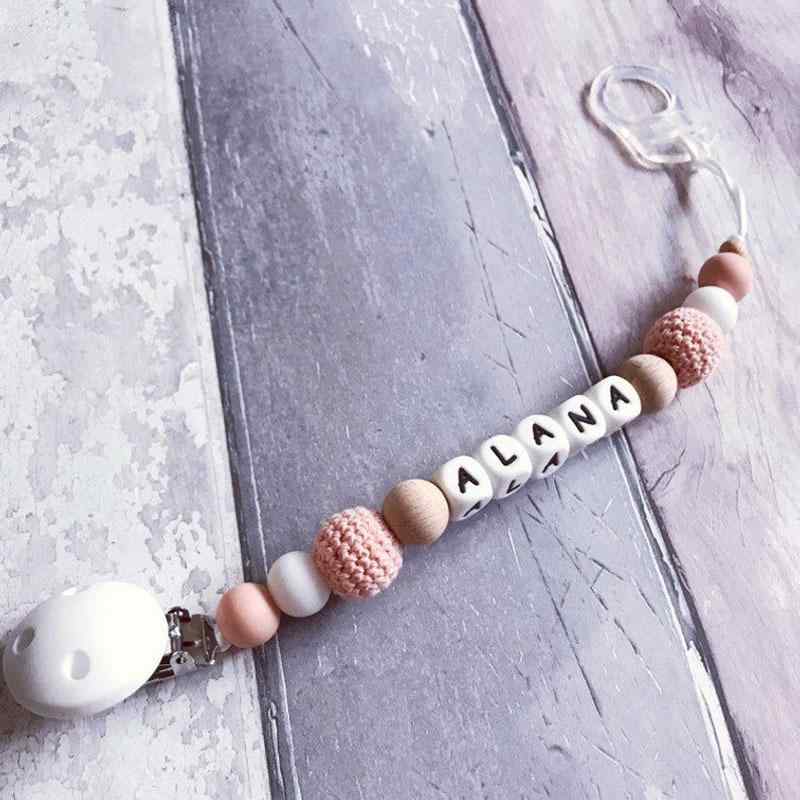 ベビー 赤ちゃん シリコン ブナの木 安全 安心 おしゃぶりクリップ おもちゃ 歯固め 落下防止 おしゃぶりチェーン 紛失防止ストラップ(x3)