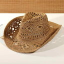 麦わら帽子 レディース 中折れハット つば広 透かし編み ペーパー素材 春夏 UVカット 紫外線対策 通気性 日よけ 旅行 アウトドア レジャー カーキ ベージ...