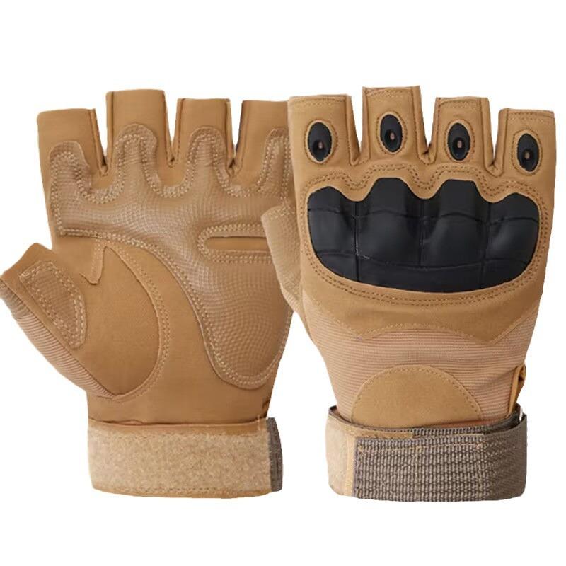 グローブ メンズ ハーフフィンガー タクティカル 耐久性 滑り止め 耐摩耗 プロテクション 格闘技 ボク..