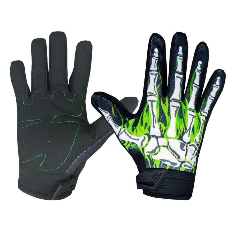 グローブ メンズ レディース ユニセックス フルフィンガー スカルデザイン バイク オートバイ 自転車 ..