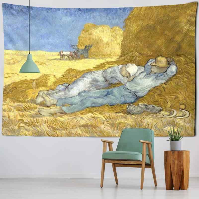 タペストリー ゴッホ 星月夜 風景画 リビング 寝室 書斎 ダイニング インテリア 壁掛け ウォールアート..