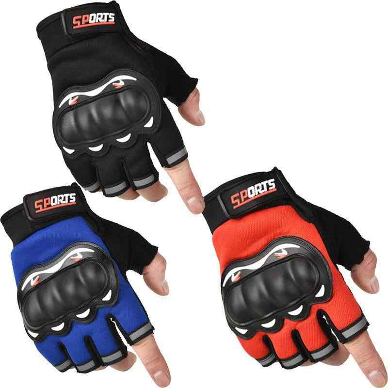 グローブ ユニセックス ハーフフィンガー バイク オートバイ ライディング サイクリング 自転車 アウト..