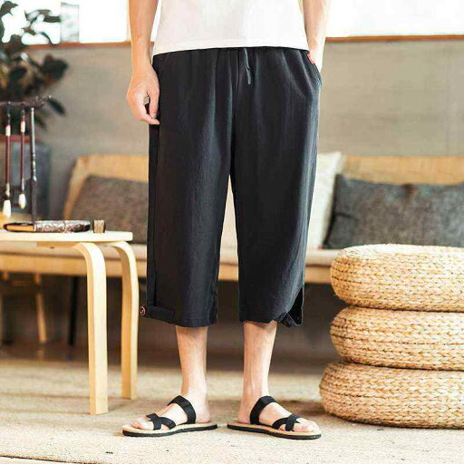 カジュアルパンツ メンズ 男性用 七分丈 クロップド丈 ゆったり ワイドシルエット 大きいサイズ ビッグサイズ 大寸 綿麻 コットン リネン 通気性 涼しい 薄手 普段使い 部屋着 ルームウェア 中国風 アジアンテイスト 春夏 カジュアルパンツ メンズ 男性用 七分丈 クロップド丈 ゆったり ワイドシルエット 大きいサイズ ビッグサイズ 大寸 綿麻 コットン リネン 通気性 涼しい 薄手 普段使い 部屋着 ルームウェア 中国風 アジアンテイスト 春夏