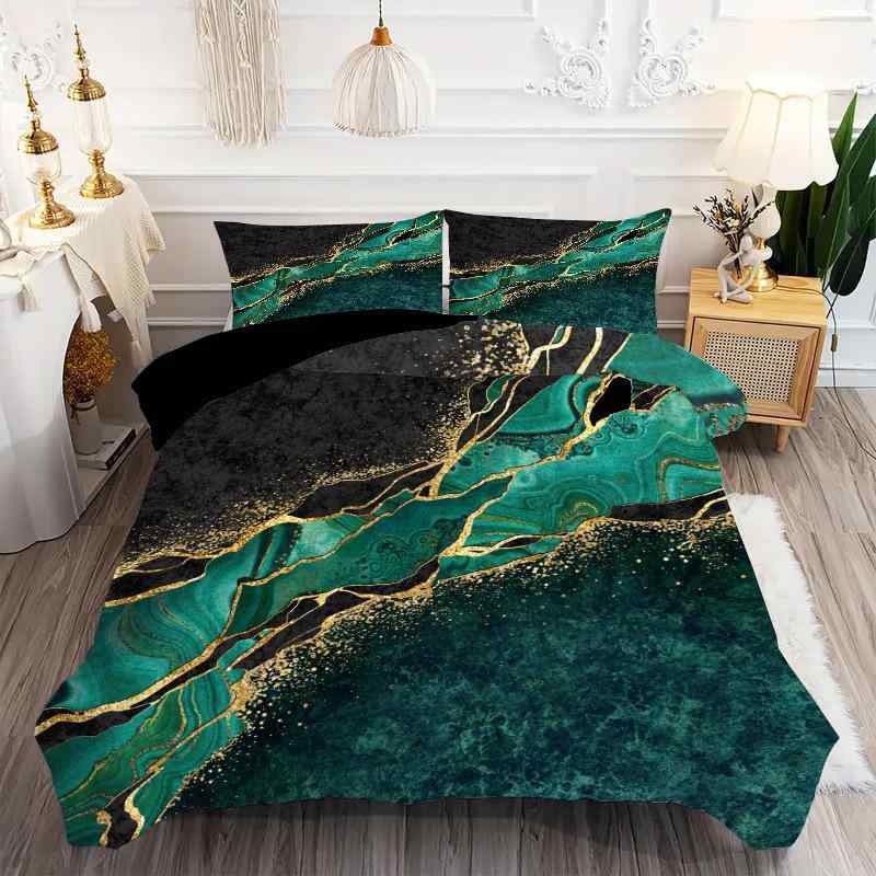 布団カバー 3D立体プリント 風景柄 ポリエステル ピーチスキン加工 デジタルプリント 速乾 洗濯可能 ベ..