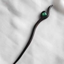 かんざし 簪 レディース 女性用 檀木製 まとめ髪 アップヘア 夜会巻き 水草グリーン ブラック レトロ 古風 チャイナドレス 漢服 和装小物 髪飾り ヘアステ...