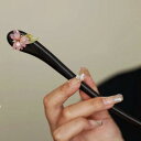 かんざし 簪 レディース 女性用 黒檀 木製 シンプル 高級感 古風 中国風 レトロ アンティーク調 お団子ヘアスティック まとめ髪 普段使い ヘアアクセサリー