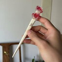 かんざし 簪 レディース 女性用 薔薇 ローズフラワー 高級感 新中華風 牛骨製 花モチーフ レトロ かわいい まとめ髪 普段使い デイリー 髪飾り ヘアアクセ...