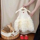 ワンピース 女の子 ベビー服 赤ちゃん 乳幼児 プリンセスドレス キャミソール ノースリーブ コットン100% 綿 ふんわり かわいい 春夏 Aライン 普段使い お呼ばれ