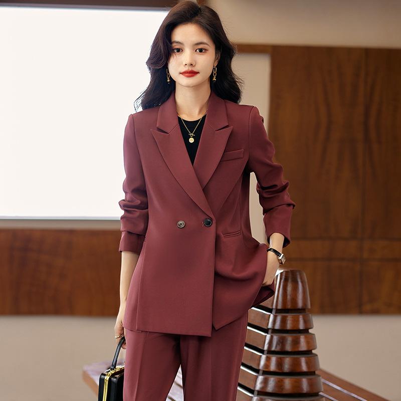 セットアップ レディース 高級感 カジュアル ジャケット ダブルボタン ブレザー 春秋 大きいサイズ 上..