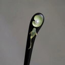 かんざし 簪 黒檀 木製 蓮 葉 錦鯉モチーフ ヘアスティック まとめ髪 お団子ヘア 和風 レトロ エレガント 上品 高級感 浴衣 着物 和装 パーティー 普段使い